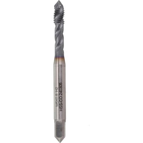 Taraud machine - M5x0,8, HSS, trous borgnes, pour réparation (1/5)