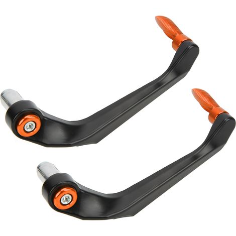 Set mit Schutzhüllen für Brems- und Kupplungshebel von Mountainbikes aus Aluminiumlegierung, orange. (1/5)