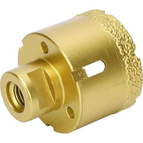 Foret Diamant M14 55mm pour Béton et Marbre, Couronne de Perçage Brasée (1/5)