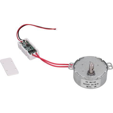Moteur électrique DC sans balais micro réducteur synchrone direction CW 5RPM 24V 50TYC pour équipement (1/5)