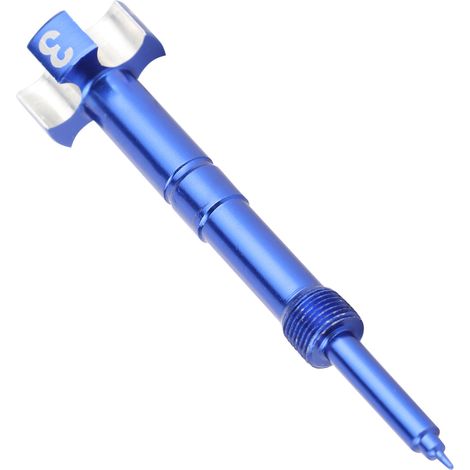 Vis de réglage richesse mélange air/essence moto, accessoire modification, compatible HONDA, bleu (1/5)