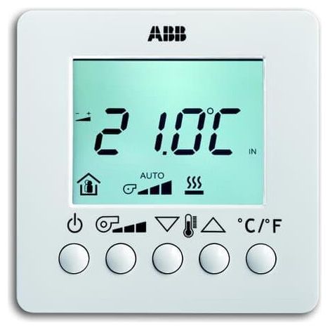 Therm. D'Ambiance V.C. Avec Lcd Me Davos Blanc Studio 2CKA006138A0003 ABB 586665