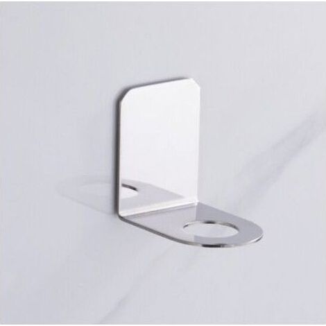Porte-gel douche perforé en acier inoxydable 304, porte-savon pour les mains, porte-bouteille, crochet, porte-bouteille (1/4)