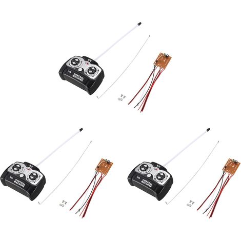 3X 5CH 27Mhz Carte de RéCepteur du ContrôLeur à Distance + TéLéCommande pour SystèMe de Radio Jouet pour Wagon-Citerne RC (1/5)