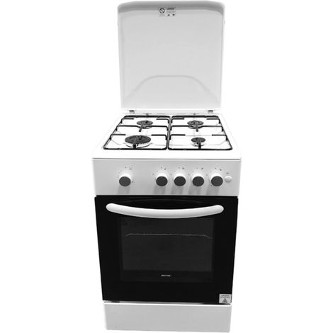 MPM 54-KGF-21 Gasherd weiß 54 Liter 4 Brenner