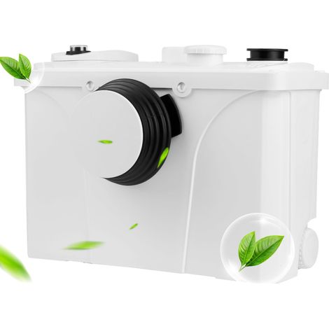Wolketon Hebeanlage Fäkalienpumpe 700W Haushaltspumpe Schmutzwasserpumpe Fäkalienhebeanlage für WC, Waschbecken, Dusche