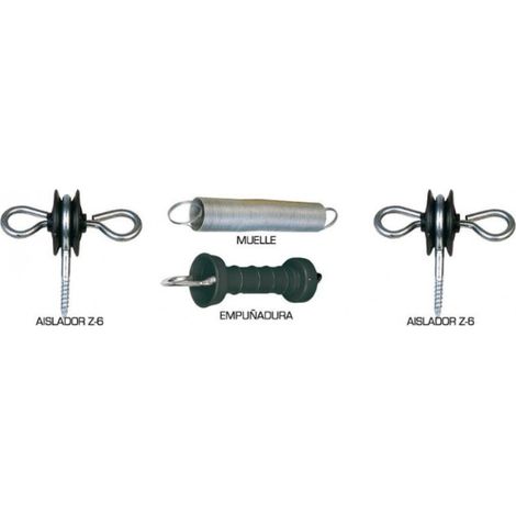 Kit per porte complete (manico + 2 z-6 + isolante a molla)