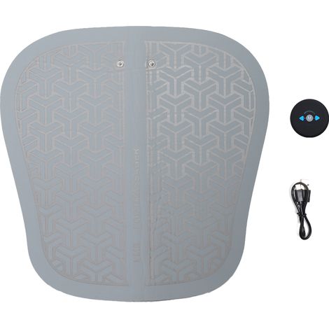 Tapis de massage des pieds électrique EMS, stimulateur musculaire pour relaxation et soulagement de la douleur, gris, soins de santé (1/5)