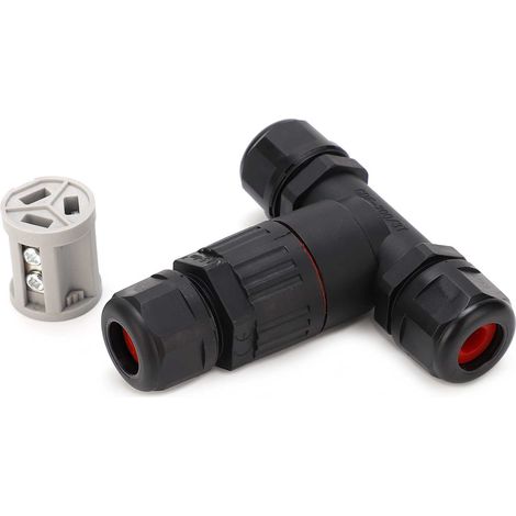 Connecteur de fil étanche IP68 PA66, ignifuge, accessoires de lampe filaire à fil CDF200/3T
