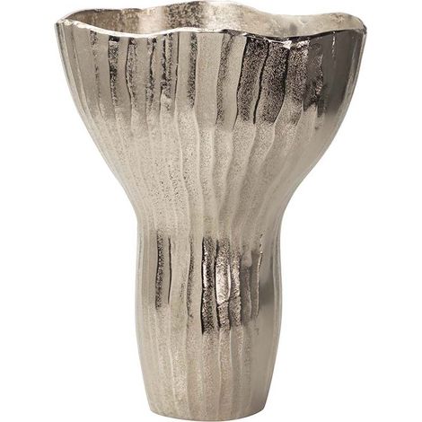 Silberne Aluminiumvase 31X23X38 cm (1/5)