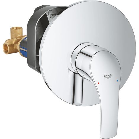 Miscelatore Monocomando pannello per doccia ad incasso Grohe EUROSMART 33556002