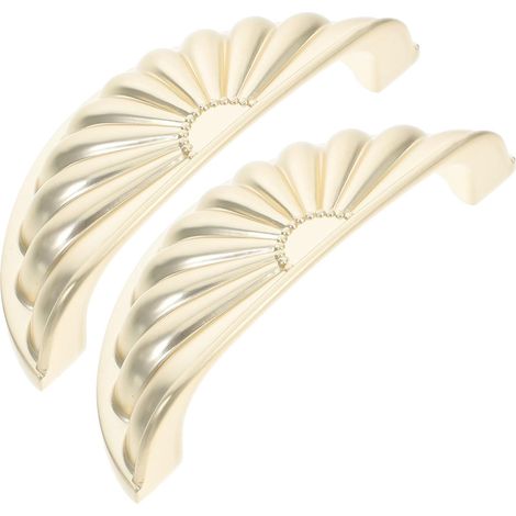Lot de 2 poignées coquilles en laiton doré pour buffets et (1/5)