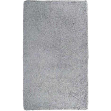 Tapis Navara à poils longs, gris clair, 60 x 100 cm