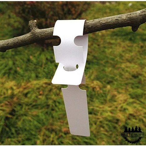 ZVD – Weiße PVC-Pflanzenetiketten – 200er-Packung – Maße: 2 x 20 cm – Wasserfest und leicht beschreibbar -200-Crezuo