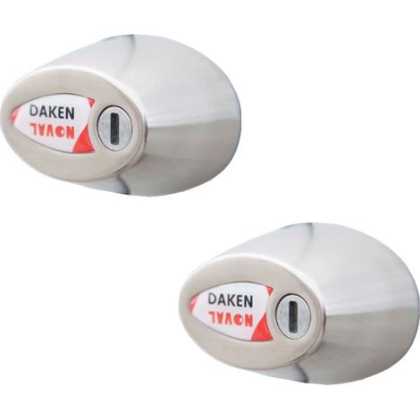 Daken – Serrure antivol utilitaire double haute sécurité – Verrouillage automatique par claquement – Lot de 2 avec 4 clés – Pour véhicules utilitaires