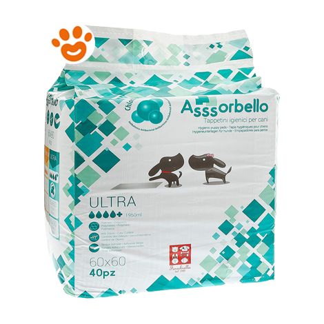 Ferribiella Assorbello ULTRA Tappetini Assorbenti per Cani 60x60 - 15 Tappetini