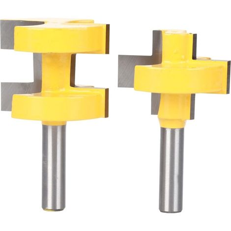 2 pièces 8mm tige dent carrée routeur peu haute dureté bois fraise ToolRouter 8x11 (1/5)