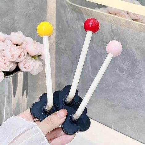 Estante organizador sin taladro para gomas de pelo Dopamine, Estante organizador para el hogar y el baño, Juego de 3 piezas (1/5)