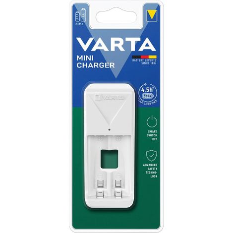 CARICABATTERIA PILE RICARICABILI doppio alloggiamento  - VARTA