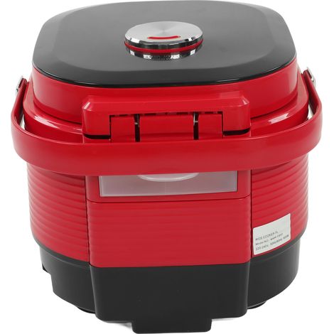 900W Autocuiseur Électrique 5L Multifonction Cuiseur Lent Intelligent Cuiseur à Riz Maintien au Chaud Prise UK 220V Rouge (1/5)