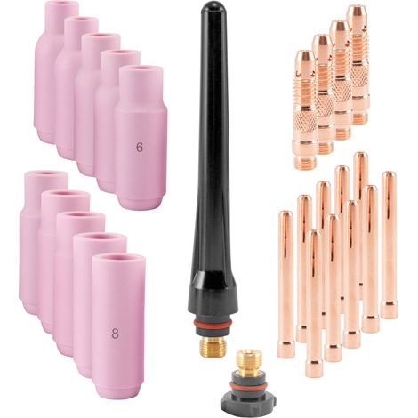 STAHLWERK Set di parti di usura TIG TIG 26 parti Accessori per la saldatura