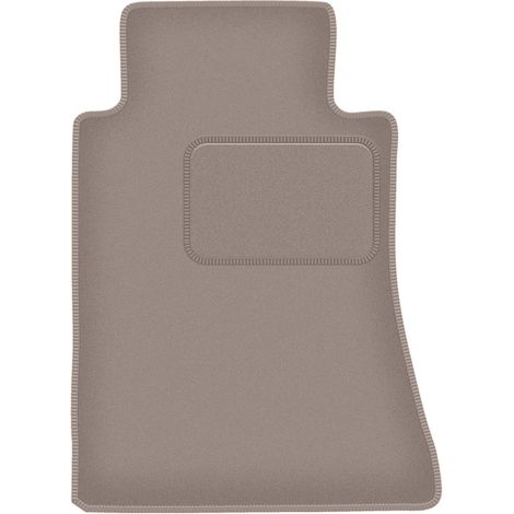 Tapis de sol conducteur en velours beige pour : Mercedes Classe E W124 coupé (1984-1997) (1/5)