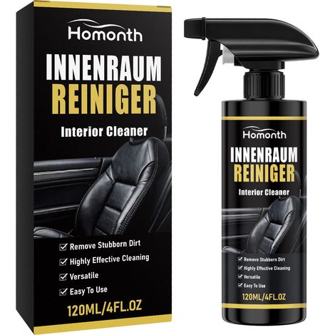 Autoinnenreiniger, entfernt Flecken von Oberflächen im Fahrzeuginnenraum, tragbar und einfach anzuwenden – 120 ml -- BIEMMEDUE (1/5)