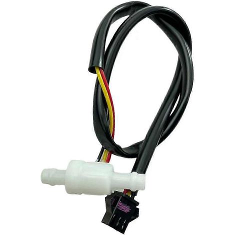 Capteur de débit d'eau à effet Hall 18-55 V/24 V USN-HS06PI, raccord cannelé 6 mm, turbine 005-15 LPM, faible consommation/automate programmable, machine à boire (1/5)
