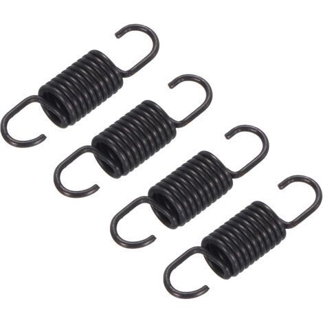4 pièces Noir Ressorts de Rechange pour Fauteuil inclinable de 68 mm Ressorts de Tension à Double Crochet (1/4)