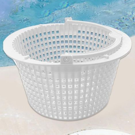 16 cm Skimmerkorb für Schwimmbadfilter, mit Griff, effizienter Filterkorb zur Vermeidung von Verstopfungen, leicht zu reinigen und langlebig für die Poolpflege und -reinigung (1/5)