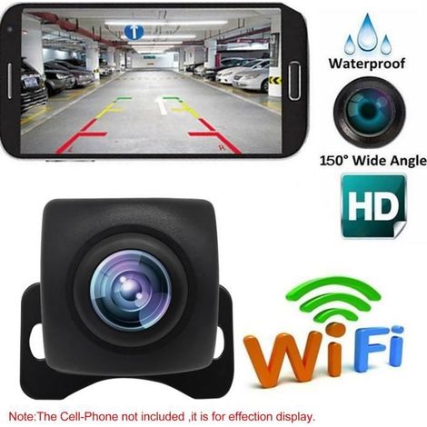 Caméra de recul sans fil Câble USB Caméra de recul HD WIFI pour voiture, véhicules, caméra de recul WiFi avec vision nocturne, mon (1/3)