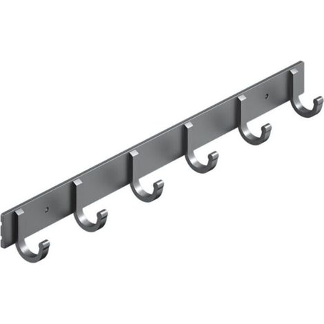 Ganci da parete, ganci in alluminio resistenti per appendere cappotti, cappelli, chiavi, vestiti, ganci per armadio, staffa da parete per cucina, bagno, ufficio -Crezuo