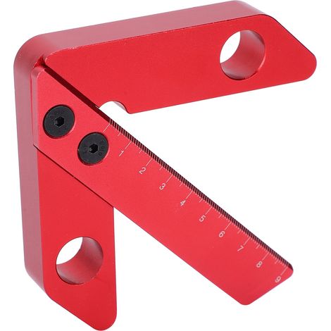 45/90-Grad-Zentrierer, Anreißnadel, Aluminiumlegierung, Linienlehre, Messwerkzeug für Holzbearbeitung (1/5)