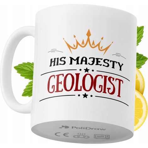 Tazza divertente e umoristica per geologo, ideale per caffè e tè, con grafica e testo divertenti. Perfetta per compleanni, onomastici e festività. Tazza premium per occasioni speciali, per casa, uffic (1/5)