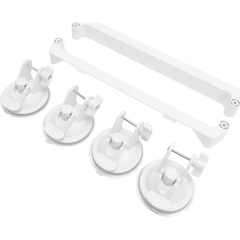 Support à ventouse pour antenne satellite, compatible avec les vitres de voiture et les toits ouvrants. Kit de fixation stable en ABS pour antenne parabolique, idéal pour la conduite en camping-car. (1/5)