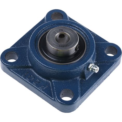 Roulement RS PRO, diam int 12mm, 4 trous de fixations en Fonte ( Prix pour 1 )