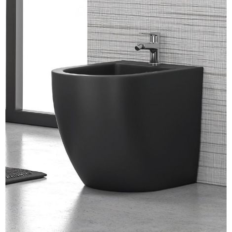 Bidet BTW MILOS 57x41x36,5 cm à poser-Noir-Noir-36.5 -- (1/3)