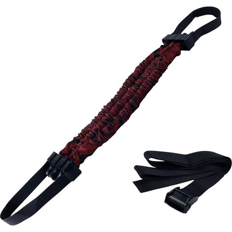 Bande de résistance pour tractions, Ceinture de Traction réglable, Appareil de Musculation, Bande de résistance élastique pour Le Fitness ( Rouge) (1/5)