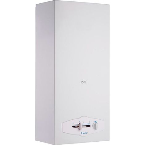 NECKAR Calentador Atmosferico Bajo Nox 10L Gas Natural Encendido por Baterias