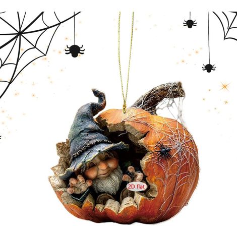 Petites Décorations d'halloween Pendentifs 2D Acrylique GNOME De Fête  Décorations Fenêtre Suspendues Pour Décorateurs Locataires Maison Bureau Chambre Étude Appartement Salon Jardin (1/5)
