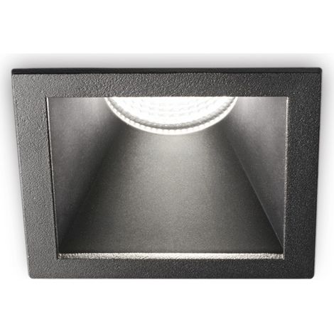 Faretto Incasso Moderno Game Square Alluminio Nero Led 11W 2700K (1/2)
