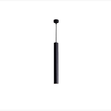 LED Lampe Suspension Nordique Long Tube Lampe Suspendue Minimaliste Créatif Plafonnier Art Moderne Décor Luminaire pour Salle à Manger Cuisine Ile (1/4)
