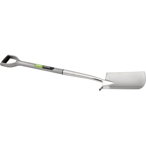 Extra Long Bêche de Jardin en Acier Inoxydable avec poignée Soft Grip (1/2)