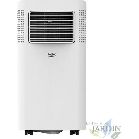 Condizionatore d'aria portatile Beko da 9000 BTU (2250 Frigoriferi) con refrigerante efficiente, bianco (1/4)