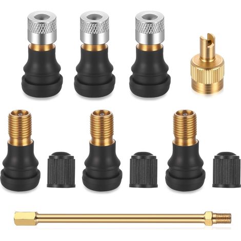 Valve Tubeless, Valve de Pneu Tubeless pour Trottinette, Rallonge Valve Pneu Trottinette électrique (1/5)