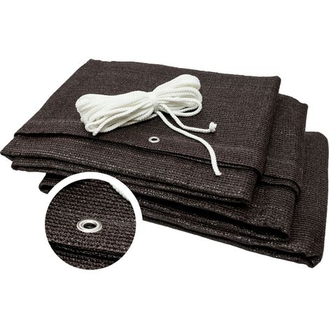 Tissu d'ameublement marron pour rideaux, 200 g/m², rouleau de 100 cm, référence 25MB - 25,0 MB - S-B 9021 (1/2)
