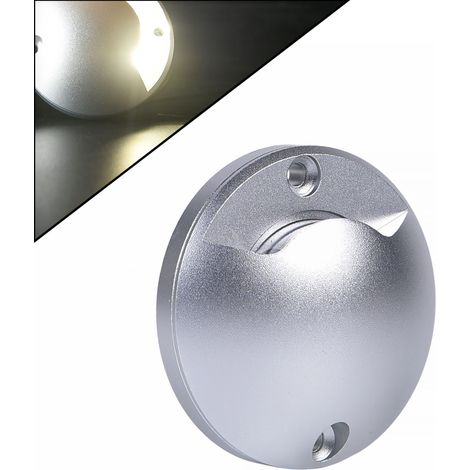 FARETTO SEGNAPASSI LED 12V CALPESTABILE RADENTE 2W MONO FINESTRA LUCE NATURALE 4000K - IDEALE PER ESTERNI GIARDINI TERRAZZI E PAVIMENTAZIONI IP65 (1/5)