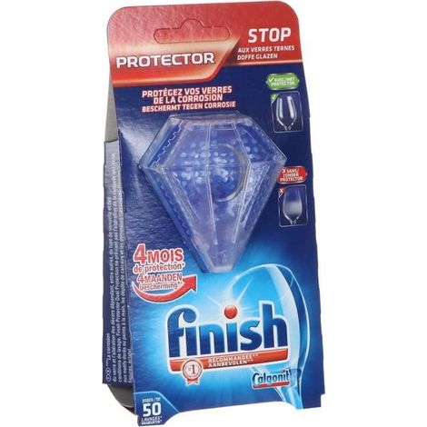 Finish – Protecteur lave-vaisselle anti-calcaire et anti-corrosion – Efficacité jusqu'à 50 lavages – Pour performances optimales (1/3)