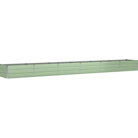 Maison Exclusive - Fioriera Verde 600 x 80 x 45 cm Acciaio