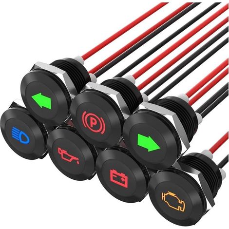 Lampe de Signalisation LED en Métal pour Voiture et Moto (1/5)